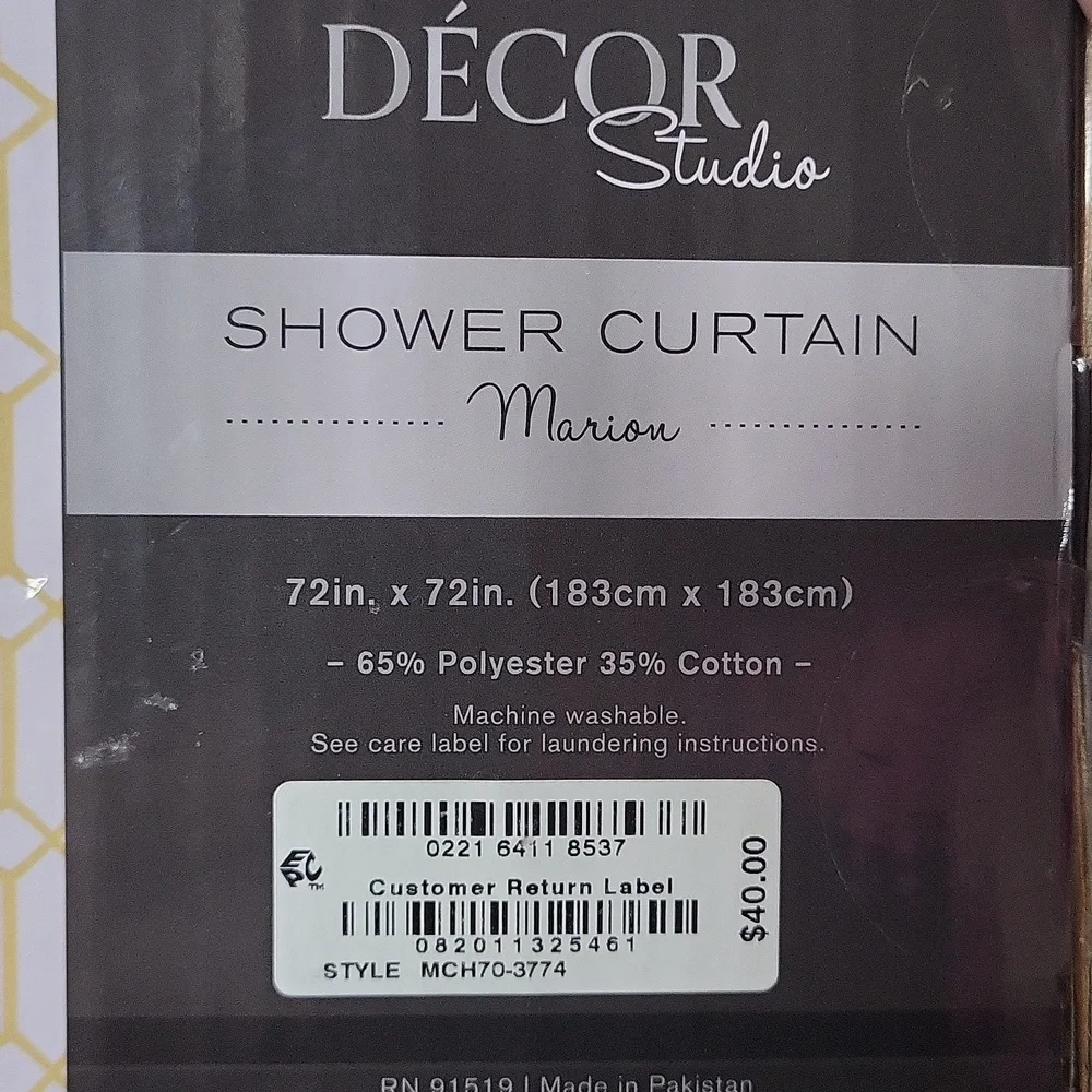 Decor Studio Marion Shower Curtain
